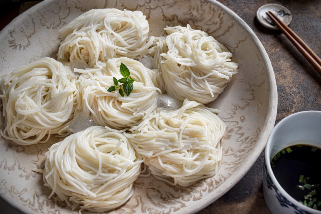 Sōmen (素麺) na zimno na letnie upały